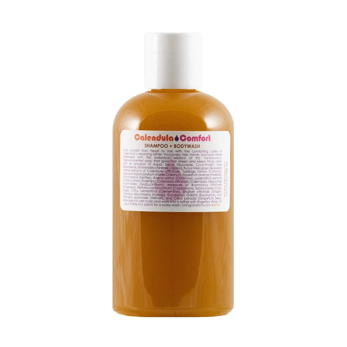 calendula comfort shampoo + body wash 240ml